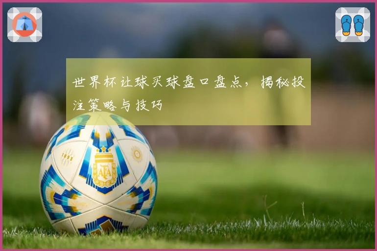 世界杯让球买球盘口盘点，揭秘投注策略与技巧